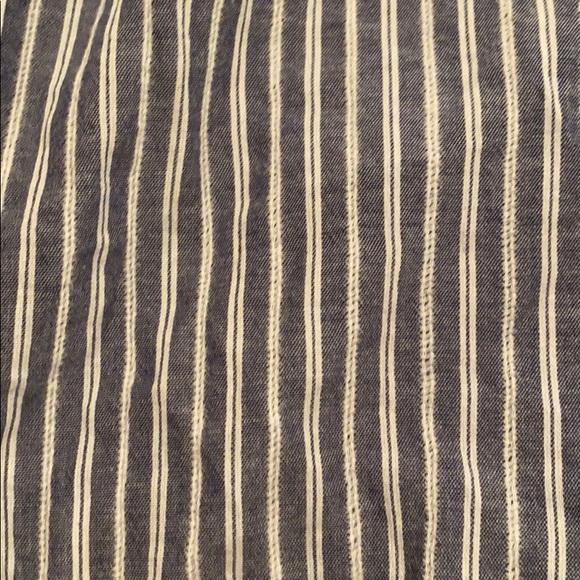 Blue striped vintage button up - Picture 4 of 4